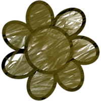 icono de flor de elemento png