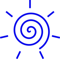 diseño de icono de espiral png