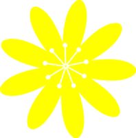 diseño de icono de flor png