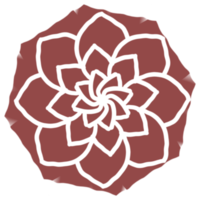 ícone de flor de elemento png