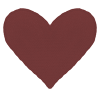 diseño del corazón del elemento png