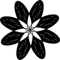 elemento fiore mandala png