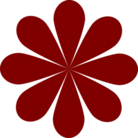 design de ícone de flor png