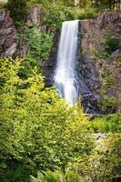 swedish brook, rivers with small and big waterfalls photo