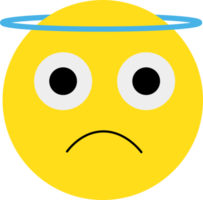 gul emoji ansiktsreaktion illustration png