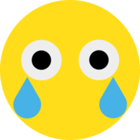 ilustración de reacción de cara de emoji amarillo png