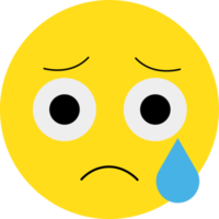 ilustración de reacción de cara de emoji amarillo png