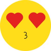 ilustración de reacción de cara de emoji amarillo png