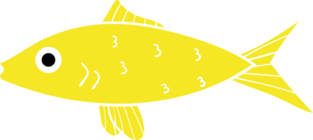 set di pesci dei cartoni animati. pesci piatti moderni, pesci isolati. pesce dal design piatto. illustrazione png