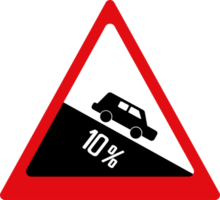 design of traffic signs and warnings red and white coloured icon illustration png