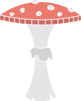 illustrazione isolata di diversi modelli di funghi illustrazione della natura png