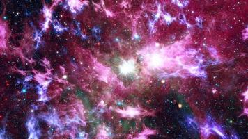 Space exploration travel to The Great Carina Nebula video