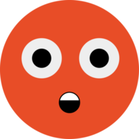 gelbe emoji-gesichtsreaktionsillustration png