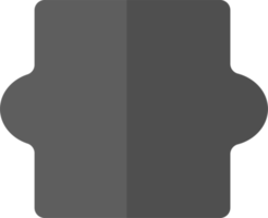 icona dell'illustrazione del puzzle. puzzle di illustrazione piatta oggetto puzzle isolato png