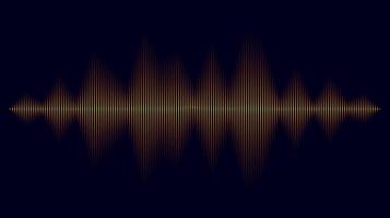 Soundwave equalizer design. Blurred sound vibration background. Music and technology vector illustration
