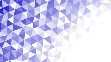 Abstract blue geometric background with polygonal triangles. Vector illustration design
