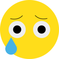 ilustración de reacción de cara de emoji amarillo png