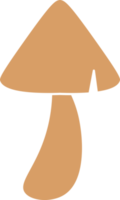 ilustração isolada de diferentes padrões de cogumelos ilustração da natureza png