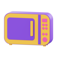 3d illustration microwave object png