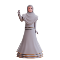 3d character wedding bride illustration png