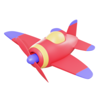 Objet d'avion d'illustration 3d png