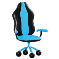 3d gaming chair object png