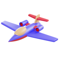 3d illustratie luchtmacht straalvliegtuig object png