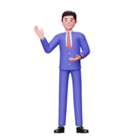 3d businessman character illustration png