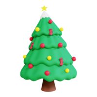 albero di Natale dell'icona 3d png