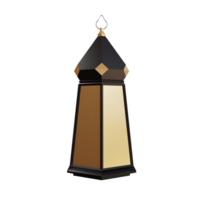 3d illustration ramadan lantern object png