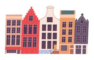 European cityscape historic architecture urban landscape vector