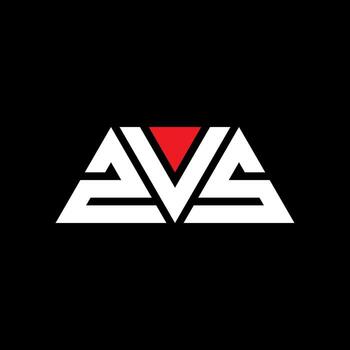 ZVS triangle letter logo design with triangle shape. ZVS triangle logo design monogram. ZVS triangle vector logo template with red color. ZVS triangular logo Simple, Elegant, and Luxurious Logo. ZVS
