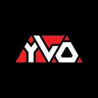 diseño de logotipo de letra de triángulo ylo con forma de triángulo. monograma de diseño del logotipo del triángulo ylo. plantilla de logotipo de vector de triángulo ylo con color rojo. ylo logo triangular logo simple, elegante y lujoso. ylo