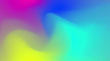 Abstract holographic gradient rainbow animation video