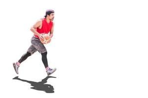 men's sports Asians on a white background photo