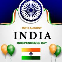 india independence day 15th august background illustration vector