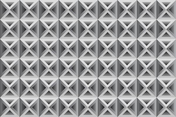 Monochrome background with repeating geometric shapes. Abstract mosaic background with squares and triangles.