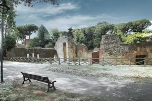 Roman amphitheater in Rimini photo