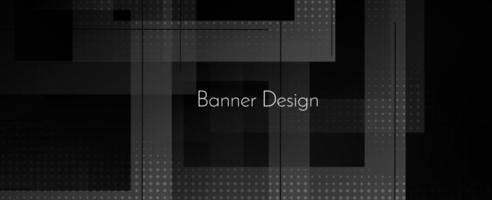 Dark geometric black abstract background elegent design pattern vector