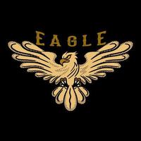 Eagle illustration for tshirt jacket hoodie can be used for stickers etc vector