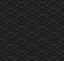 Black polygonal seamless pattern with triangles. Dark repeating geometric texture with extruded surface effect. 3D illustration for background wallpaper interior textile wrapping paper print design. vector