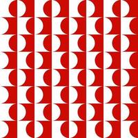 Red and white geometric pattern background use for cover, textile banner and etc. vector