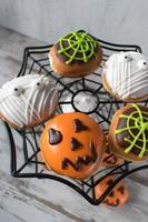 Halloween donuts in fall colors photo