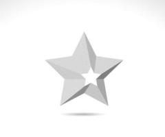 Star line icon design vector