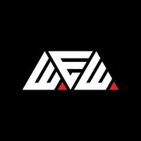 WEW triangle letter logo design with triangle shape. WEW triangle logo design monogram. WEW triangle vector logo template with red color. WEW triangular logo Simple, Elegant, and Luxurious Logo. WEW