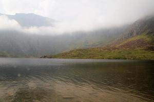 A view of the Wales countryside in Snowdonia near Lake Ogwen photo