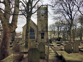 A view of Haworth Church in Yorkshire photo