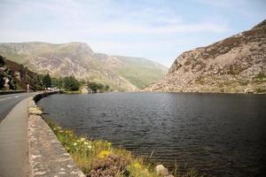 A view of the Wales countryside in Snowdonia near Lake Ogwen photo