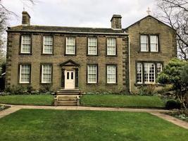 A view of the town of Haworth in Yorkshire photo