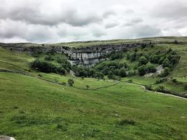 A view of the Yorkshire Moors near Mallam Cove photo